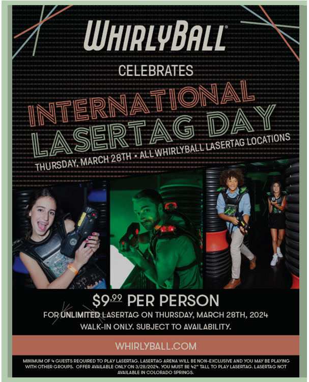 International Lasertag Day at Whirlyball Vernon  Hills